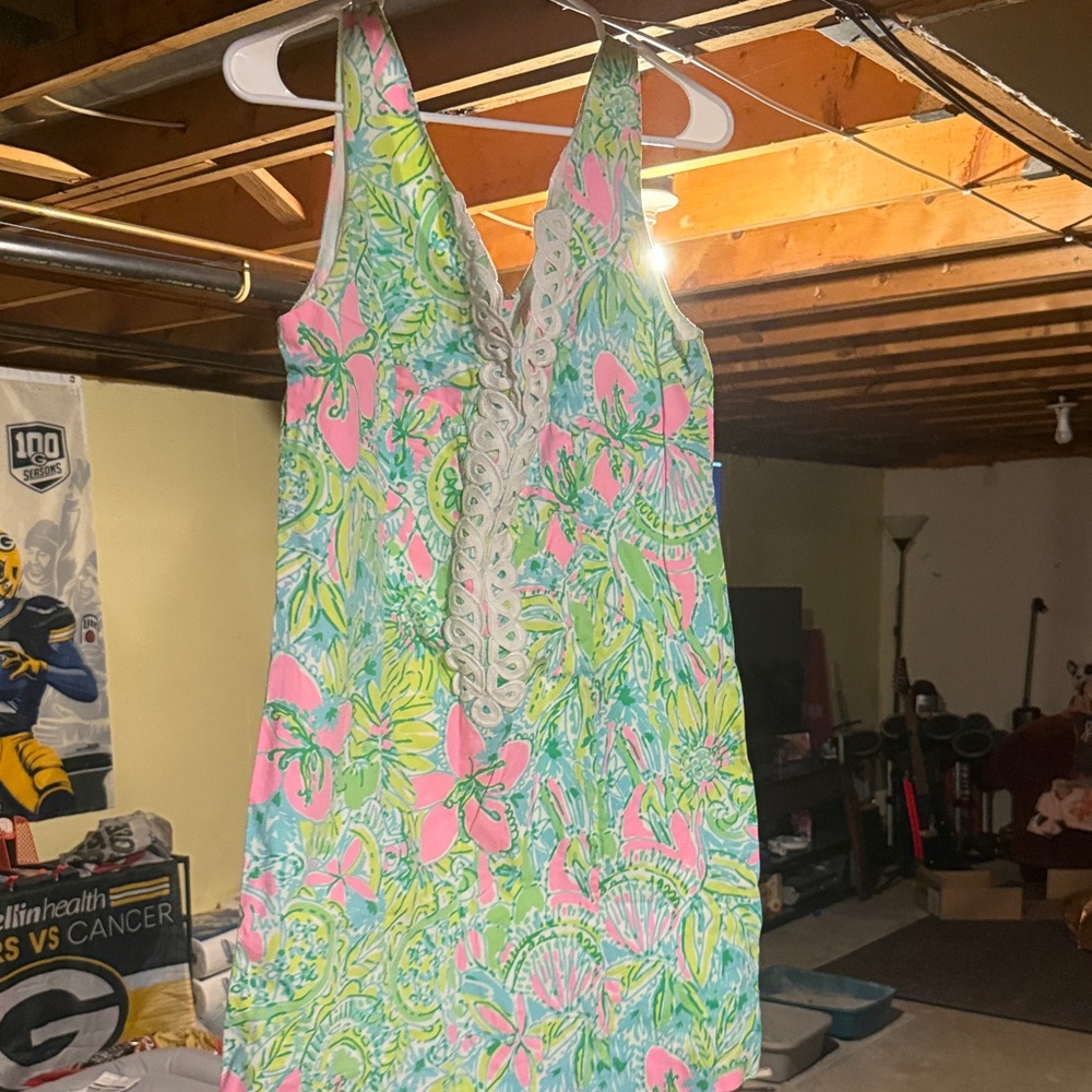 Lilly Pulitzer Multicolor Dress with Lace Accents